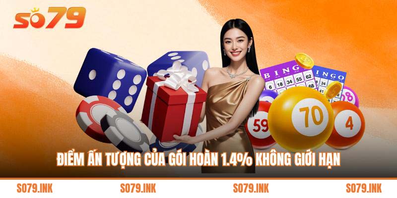 Điểm ấn tượng của gói hoàn 1.4% không giới hạn